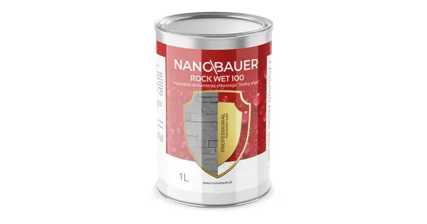 Impregnat do kamienia efekt "mokry kamień" - NANOBAUER® ROCK WET 100
