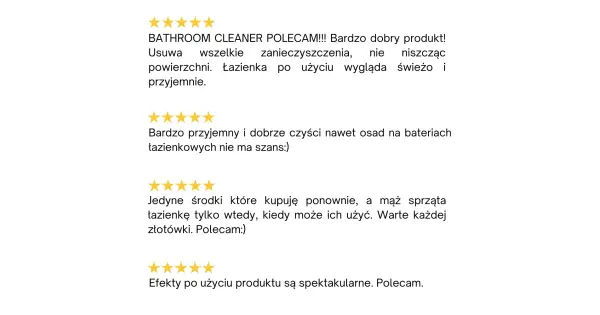 Płyn do mycia łazienki NANOBAUER BATHROOM CLEANER 750 ML