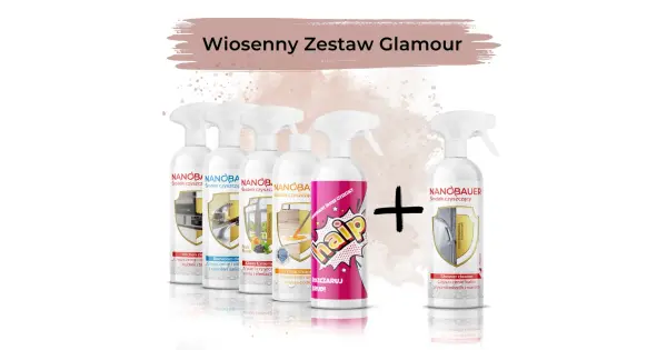 Wiosenny Zestaw Glamour - aż 6 produktów z gratisowym Płynem do kabin i dostawą