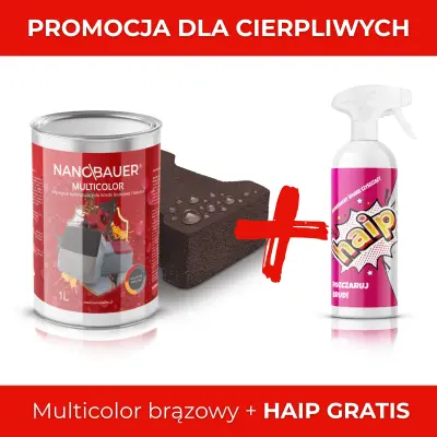 HYBRYDOWY IMPREGNAT KOLORYZUJĄCY DO KOSTEK BRUKOWYCH I BETONU - NANOBAUER® MULTICOLOR