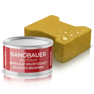 HYBRYDOWY IMPREGNAT KOLORYZUJĄCY DO KOSTEK BRUKOWYCH I BETONU - NANOBAUER® MULTICOLOR