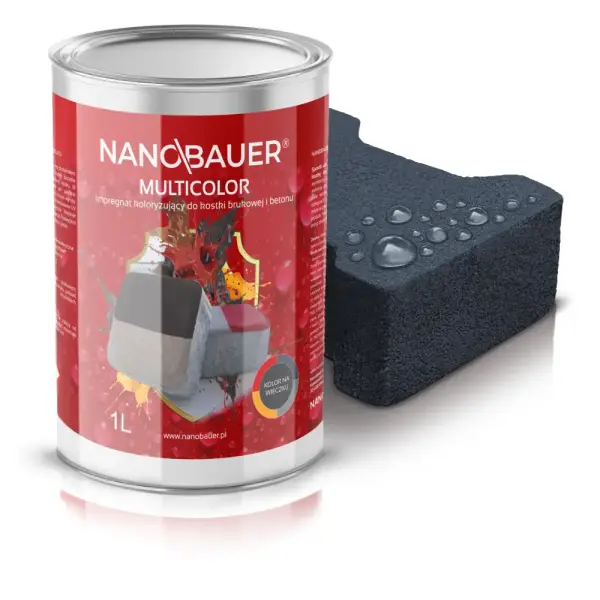 Impregnat koloryzujący do kostki brukowej, betonu NANOBAUER MULTICOLOR