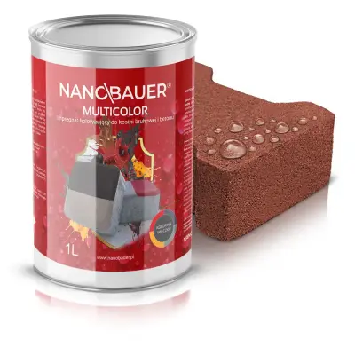 Impregnat koloryzujący do kostki brukowej, betonu NANOBAUER MULTICOLOR