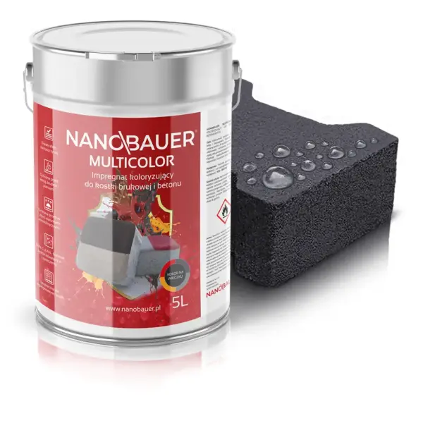 Impregnat koloryzujący do kostki brukowej, betonu NANOBAUER MULTICOLOR