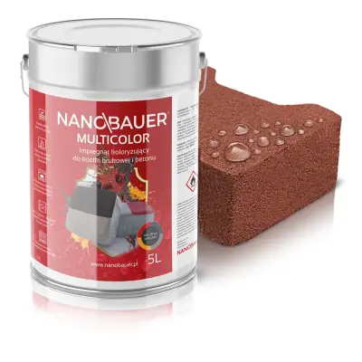 HYBRYDOWY IMPREGNAT KOLORYZUJĄCY DO KOSTEK BRUKOWYCH I BETONU - NANOBAUER® MULTICOLOR