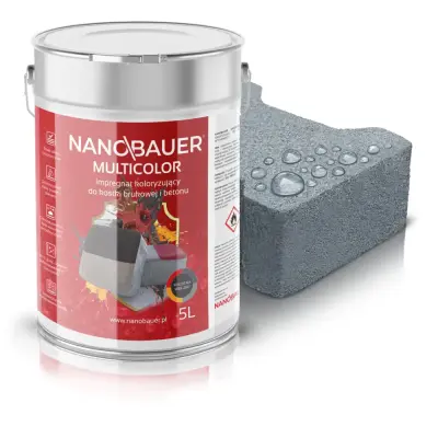 Impregnat koloryzujący do kostki brukowej, betonu NANOBAUER MULTICOLOR