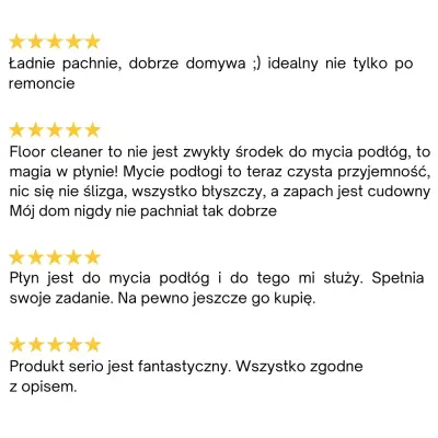 Płyn do mycia podłóg, paneli i płytek NANOBAUER FLOOR CLEANER 750 ML