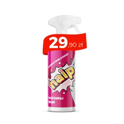 Uniwersalny płyn do sprzątania HAIP 750 ML + GRATIS ścierka mikrofibra