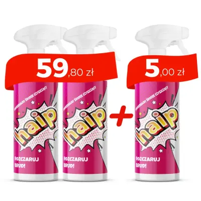 Uniwersalny płyn do sprzątania HAIP 750 ML + GRATIS ścierka mikrofibra