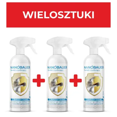 Płyn do mycia łazienki NANOBAUER BATHROOM CLEANER 750 ML