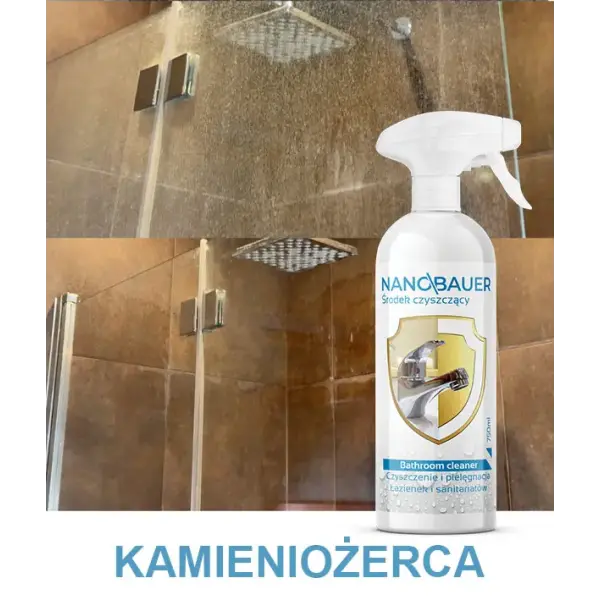 Płyn do mycia łazienki NANOBAUER BATHROOM CLEANER 750 ML