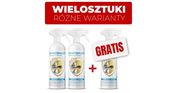 Płyn do mycia łazienki NANOBAUER BATHROOM CLEANER 750 ML