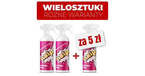 Uniwersalny płyn do sprzątania HAIP 750 ML + GRATIS ścierka mikrofibra