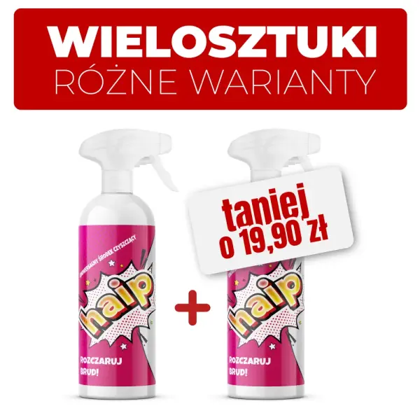 Uniwersalny płyn do sprzątania HAIP 750 ML + GRATIS ścierka mikrofibra