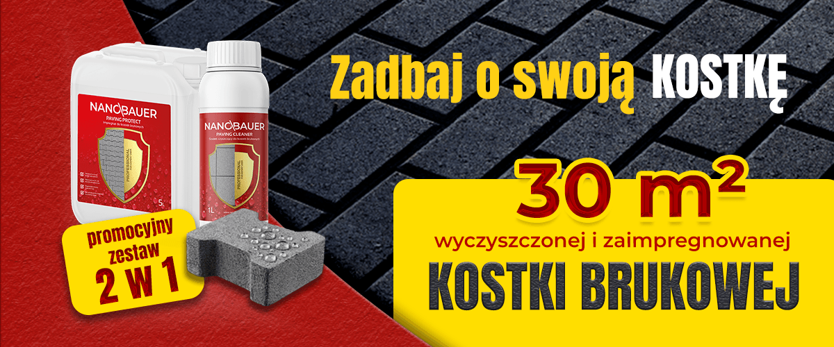 Impregnat do kostki brukowej NANOBAUER® PAVING PROTECT