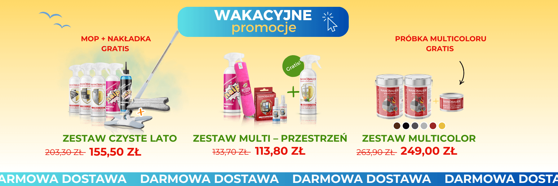 Wakacyjne zestawy
